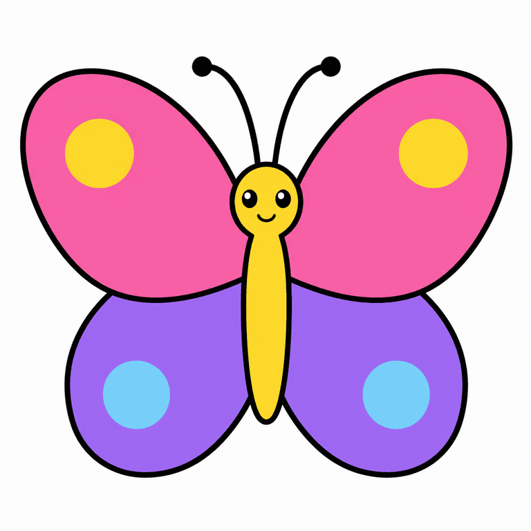 Conectar Puntos: Mariposa