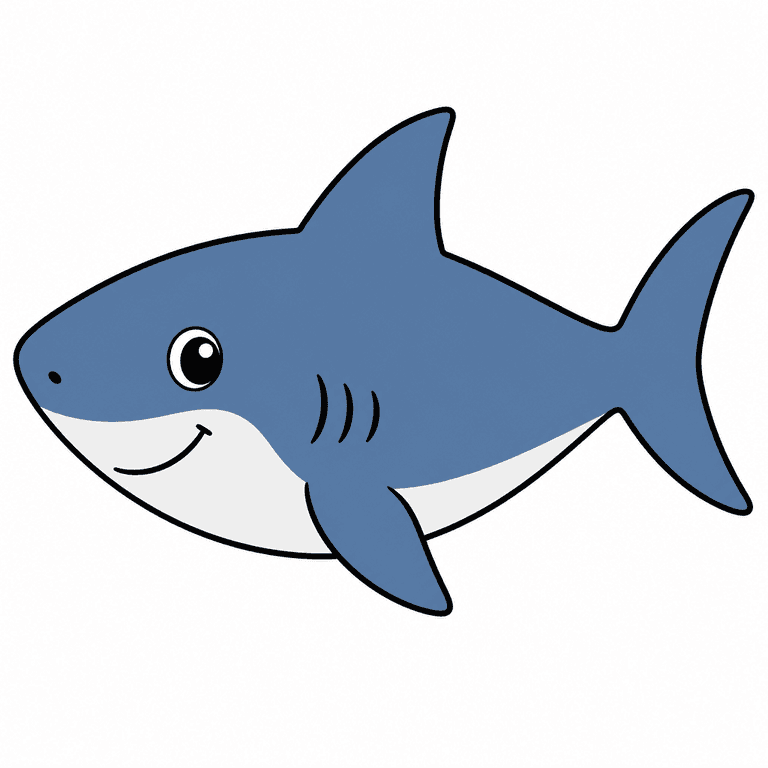 Conectar Puntos: Tiburón
